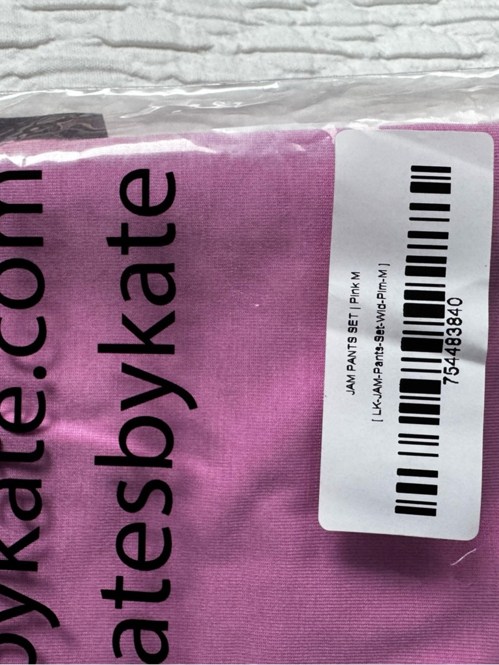 NIB Lates by Kate Jam Short Sleeve Top & Jogger Size Medium in Wild Orchid - Picture 3 of 4